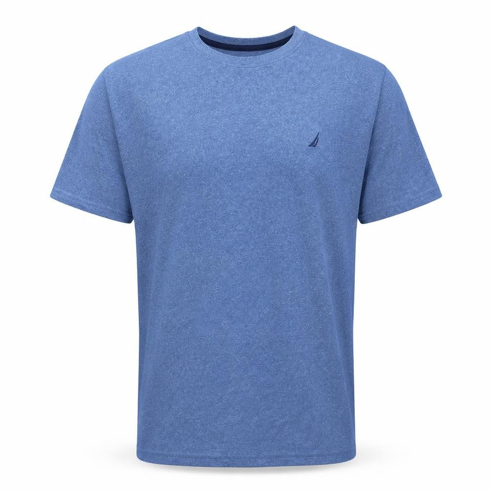 Nautica Men's Blue XL Crew Neck Nautical Logo Short Sleeve T-Shirt