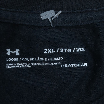 Under Armour Men's Black 2XL HeatGear USA Flag Graphic T-Shirt