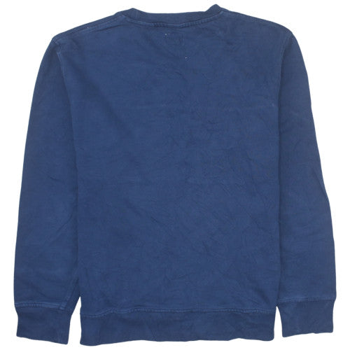 Levi's Men's Blue Crew Neck Logo Pullover Sweatshirt M