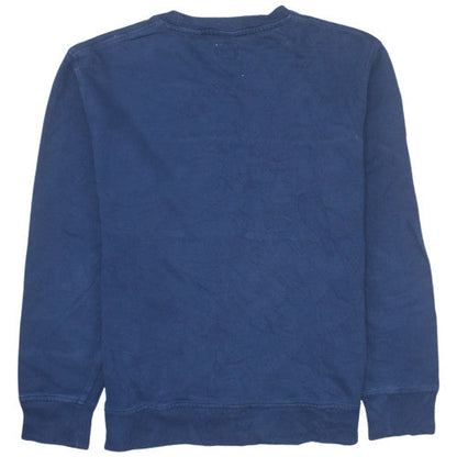 Levi's Men's Blue Crew Neck Logo Pullover Sweatshirt M