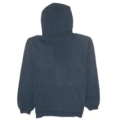 Quiksilver Teens Black Full Zip Hoodie Size 14 Cotton Blend Casual