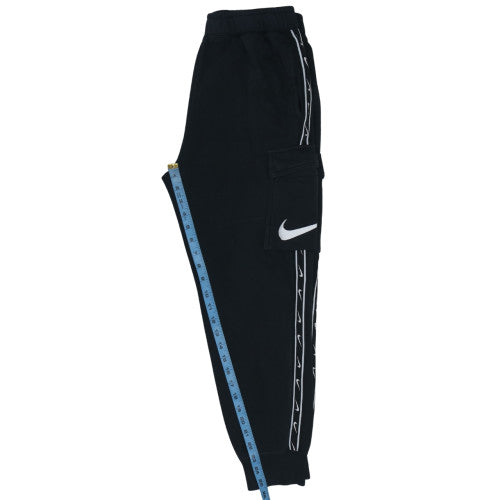 Nike Men's Black Cargo Fleece Jogger Trousers M