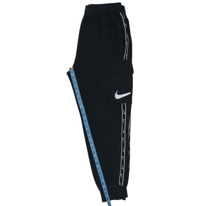 Nike Men's Black Cargo Fleece Jogger Trousers M