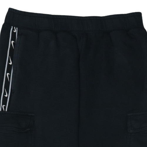 Nike Men's Black Cargo Fleece Jogger Trousers M