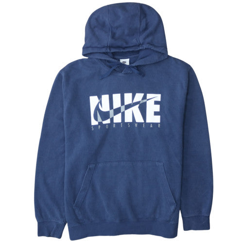 Nike Men's Blue XL Pullover Fleece Hoodie Sportswear Graphic