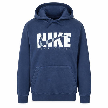 Nike Men's Blue XL Pullover Fleece Hoodie Sportswear Graphic