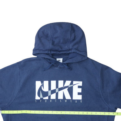 Nike Men's Blue XL Pullover Fleece Hoodie Sportswear Graphic