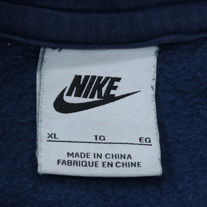 Nike Men's Blue XL Pullover Fleece Hoodie Sportswear Graphic