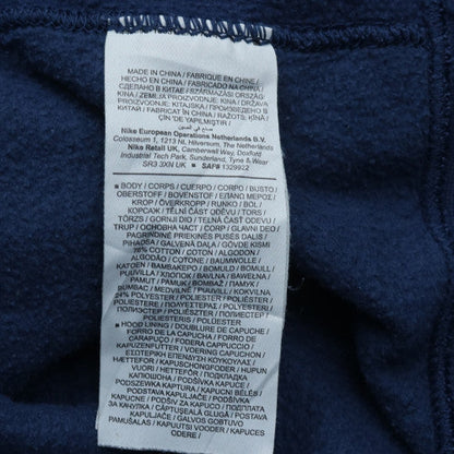 Nike Men's Blue XL Pullover Fleece Hoodie Sportswear Graphic