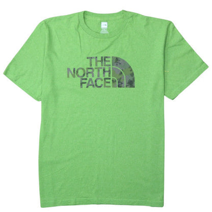 The North Face Men's Green Crew Neck Short Sleeve Graphic T-Shirt L