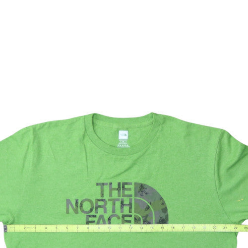 The North Face Men's Green Crew Neck Short Sleeve Graphic T-Shirt L
