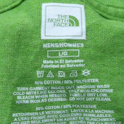 The North Face Men's Green Crew Neck Short Sleeve Graphic T-Shirt L