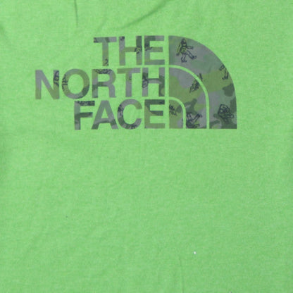 The North Face Men's Green Crew Neck Short Sleeve Graphic T-Shirt L