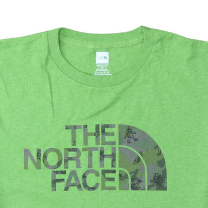 The North Face Men's Green Crew Neck Short Sleeve Graphic T-Shirt L