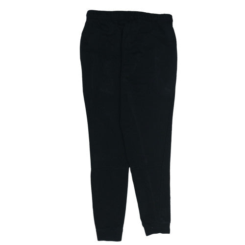 Nike Men's Black Jogger Trousers L Regular Fit Fleece Tapered