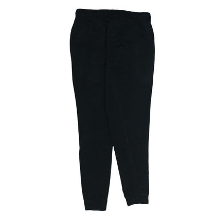 Nike Men's Black Jogger Trousers L Regular Fit Fleece Tapered