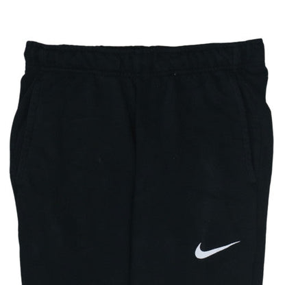 Nike Men's Black Jogger Trousers L Regular Fit Fleece Tapered