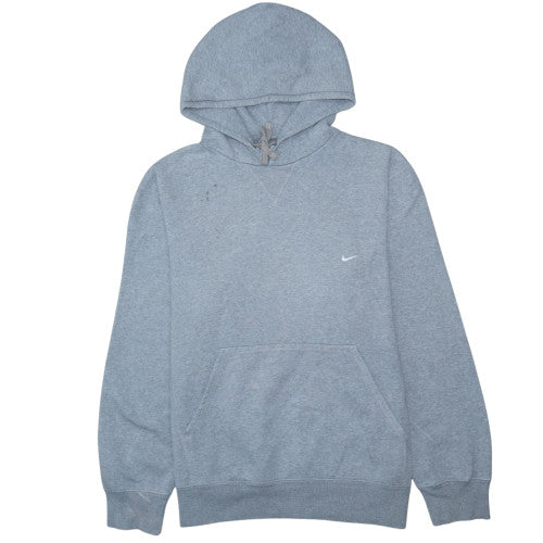 Nike Men's Grey Pullover Hoodie Size L Classic Sportswear