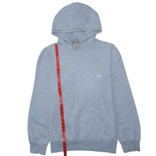 Nike Men's Grey Pullover Hoodie Size L Classic Sportswear