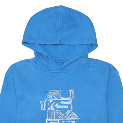 Quiksilver Boys Blue Pullover Hoodie Size 16 Cotton Blend Casual