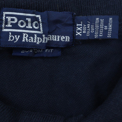 Ralph Lauren Men’s Navy Long Sleeve Polo Shirt XXL Custom Fit