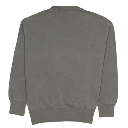 Nike Men's Grey XS Crew Neck Pullover Sweatshirt Embroidered Logo