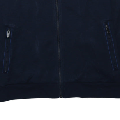 Hugo Boss Men’s Blue Full Zip Cotton Sweatshirt XL