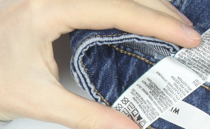 Marks and Spencer Women Blue Size 12 Tall Wide-Leg Jeans