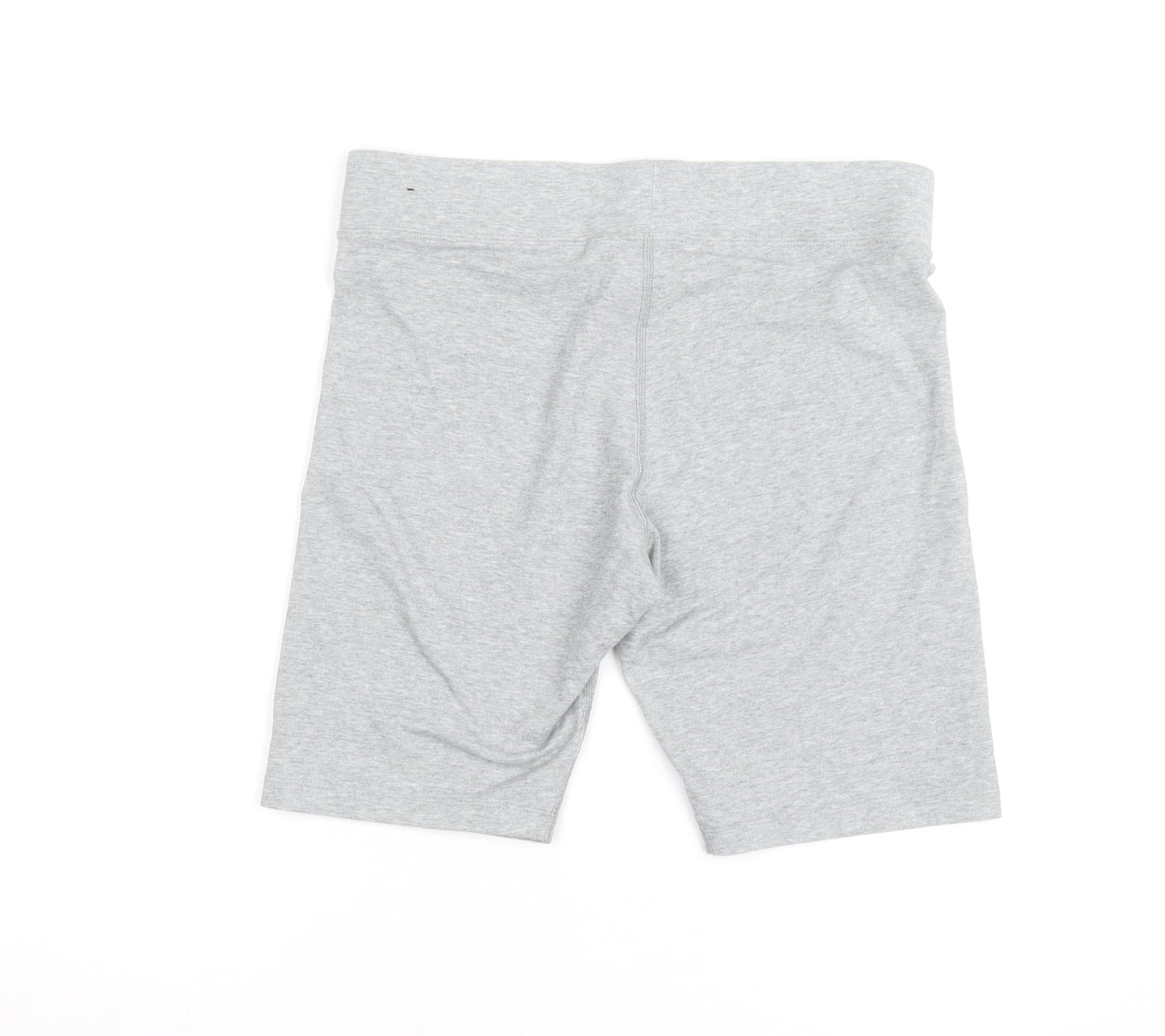 Nike Womens Grey Large Biker Shorts Slim Fit Stretch Activewear