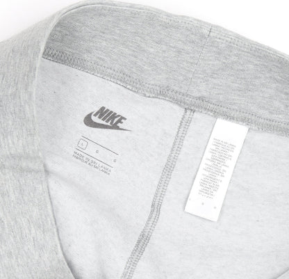 Nike Womens Grey Large Biker Shorts Slim Fit Stretch Activewear