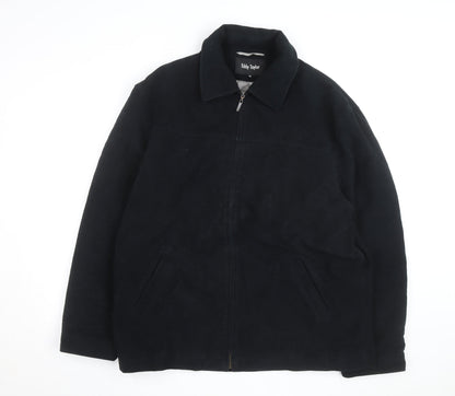 Eddy Taylor Men's Black XL Cotton Full Zip Lined Jacket