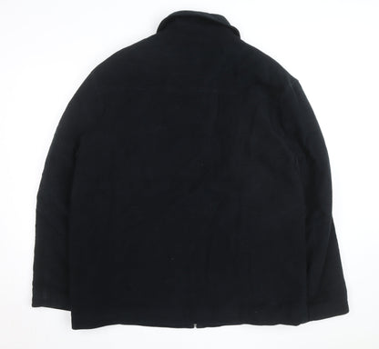 Eddy Taylor Men's Black XL Cotton Full Zip Lined Jacket
