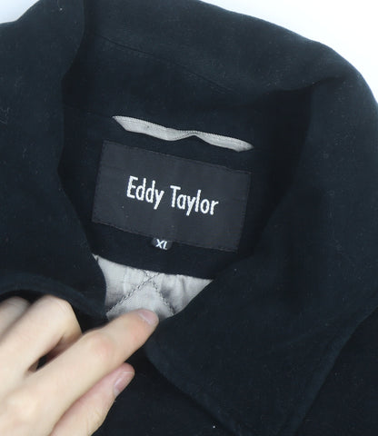 Eddy Taylor Men's Black XL Cotton Full Zip Lined Jacket