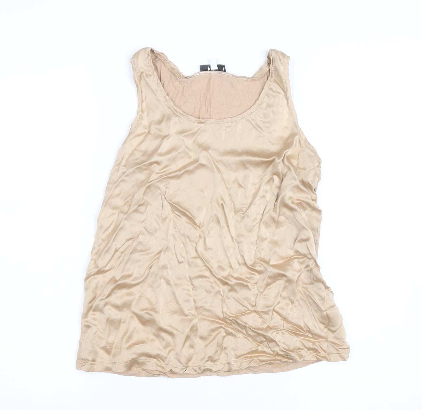 Reiss Womens Beige Silk Blend Camisole Tank Top M