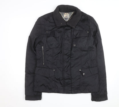 Tommy Hilfiger Men's Black XL Bomber Jacket Polyester Casual
