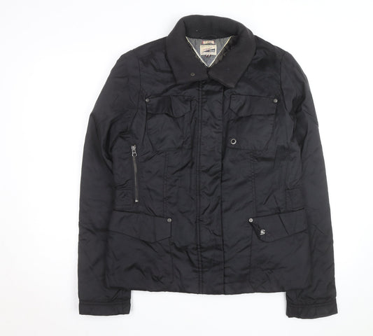 Tommy Hilfiger Men's Black XL Bomber Jacket Polyester Casual