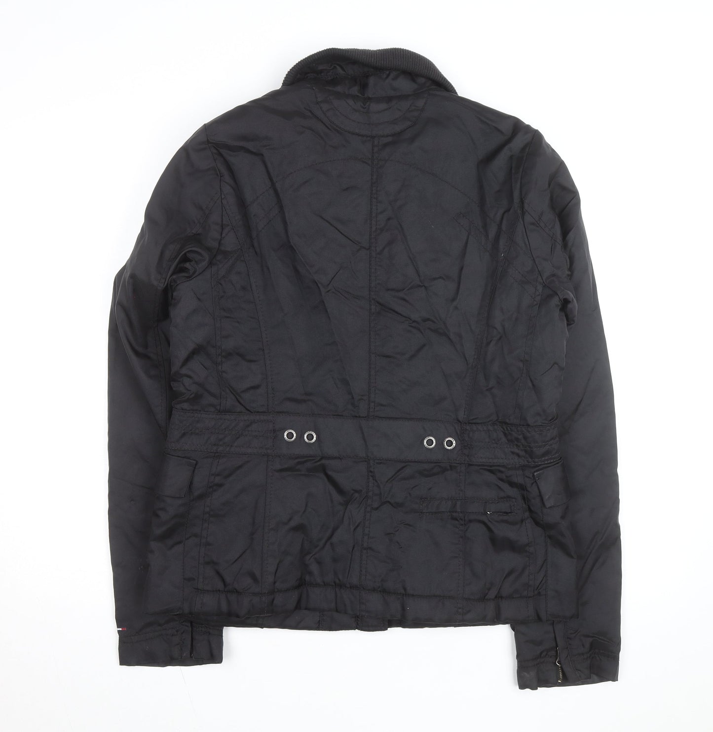 Tommy Hilfiger Men's Black XL Bomber Jacket Polyester Casual
