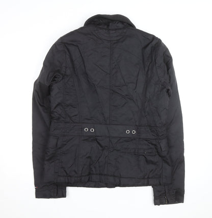 Tommy Hilfiger Men's Black XL Bomber Jacket Polyester Casual