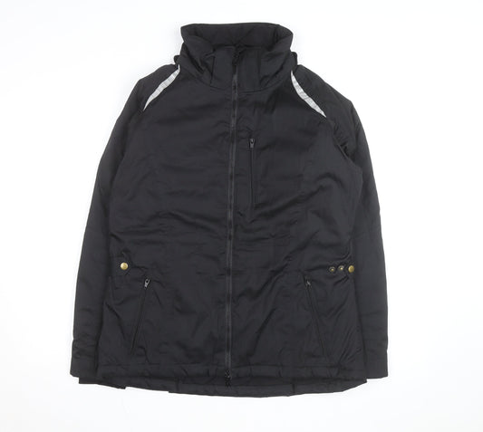 SmartPak Men's Black L Lined Waterproof Winter Puffer Jacket