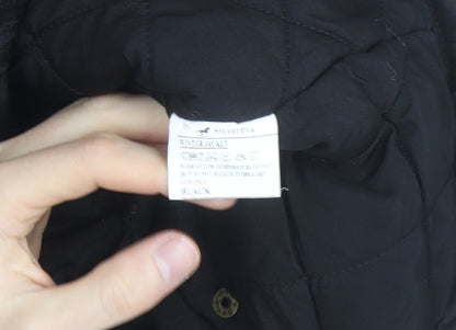 SmartPak Men's Black L Lined Waterproof Winter Puffer Jacket
