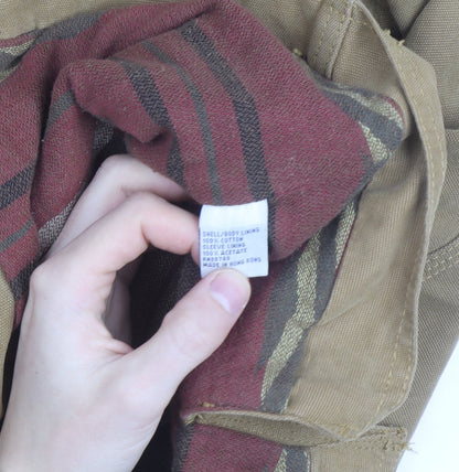 The Territory Ahead Men's Brown Cotton Blazer Jacket L