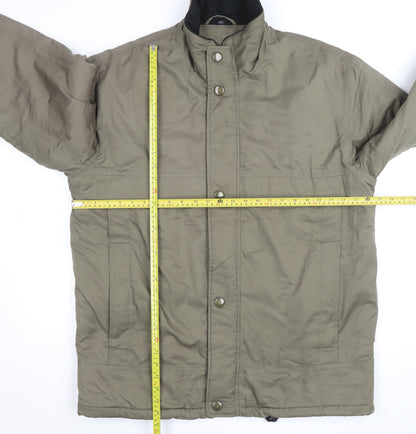Rappson Men's Green Water Resistant Padded Parka Jacket Size 40