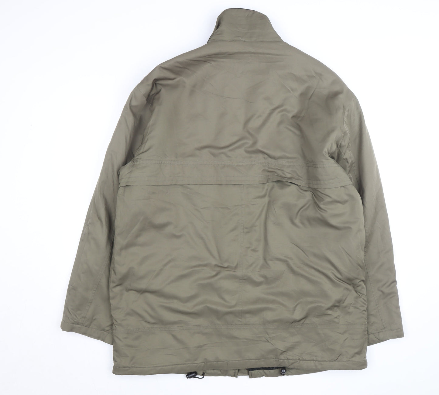 Rappson Men's Green Water Resistant Padded Parka Jacket Size 40