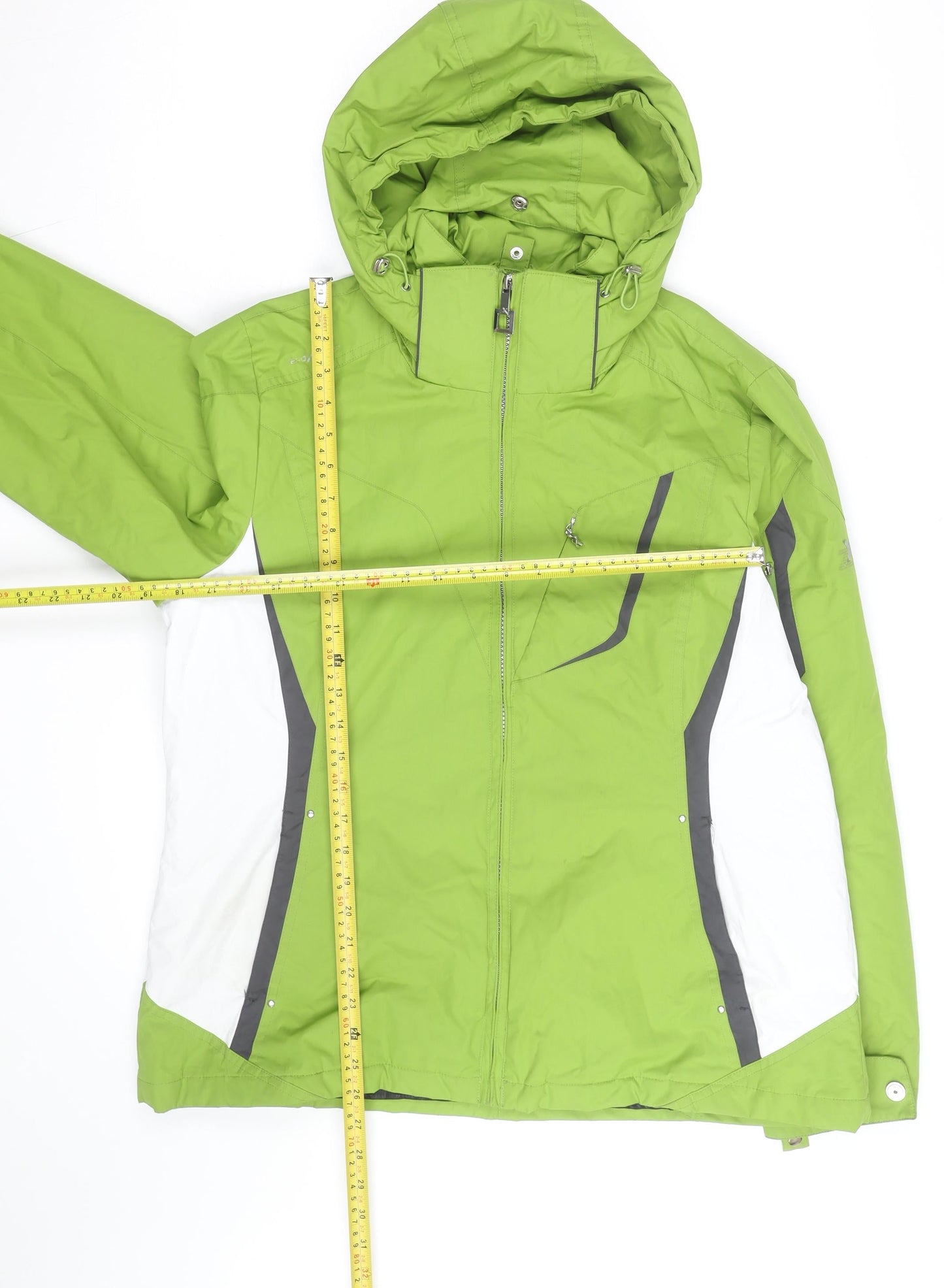 ZeroXposur Women Green Ski Jacket M Waterproof Hooded Winter Coat
