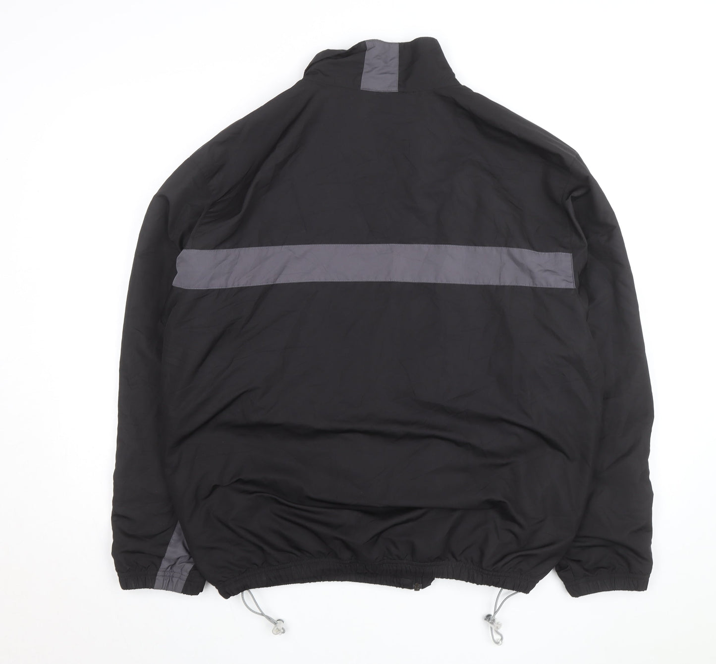 IZOD PerformX Men's Black L Windbreaker Jacket Polyester Outdoor