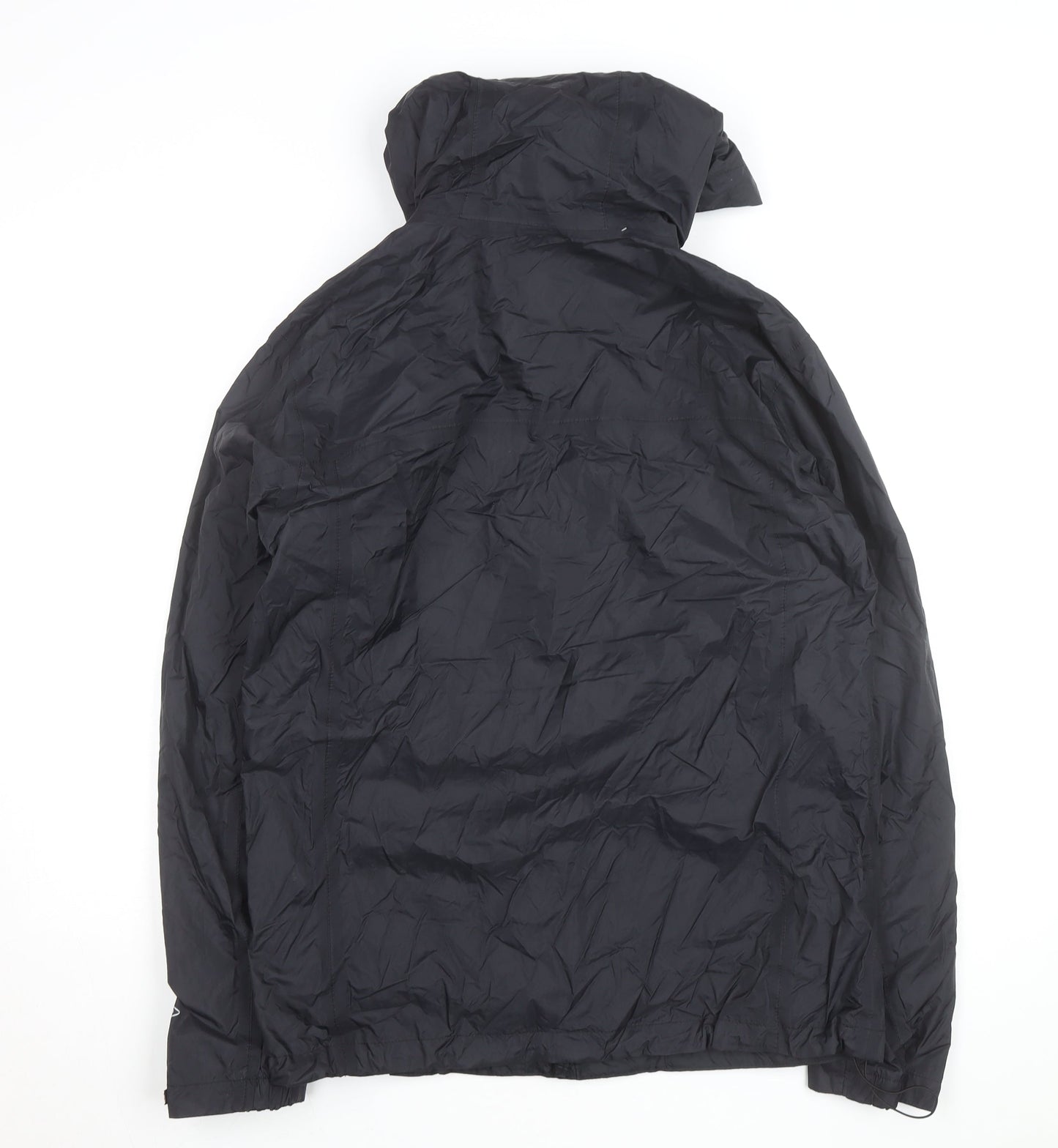Columbia Men's Black M Waterproof Hooded Windbreaker Jacket