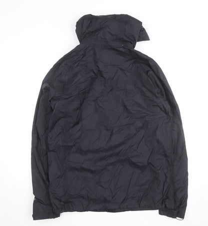 Columbia Men's Black M Waterproof Hooded Windbreaker Jacket