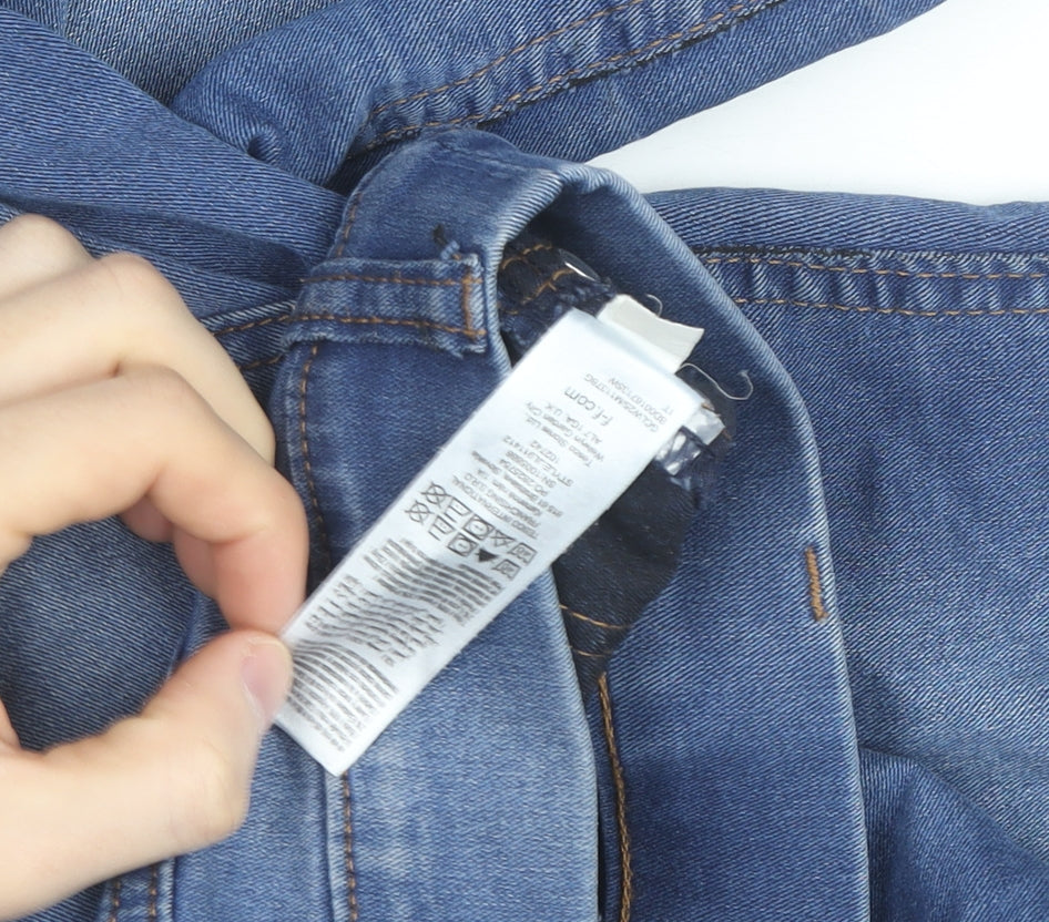 F&F Women Blue Size 14 Slim Fit Stretch Denim Jegging Jeans