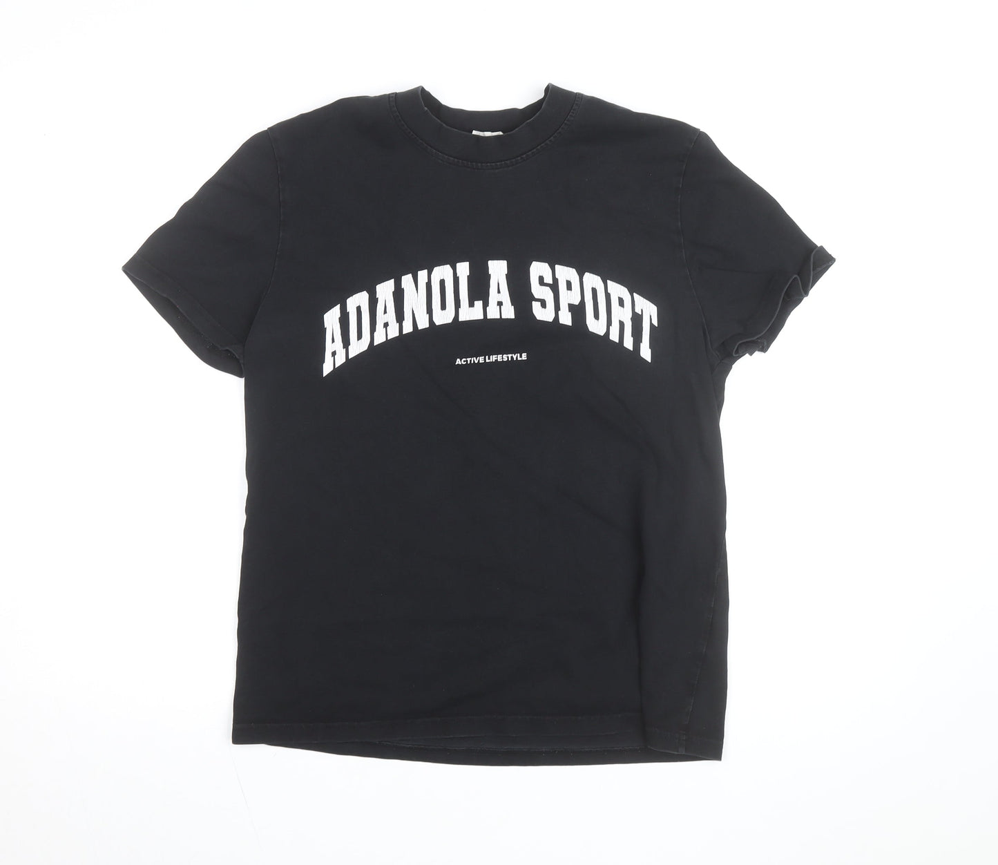 Adanola Women’s Black XS Organic Cotton Sport T-Shirt
