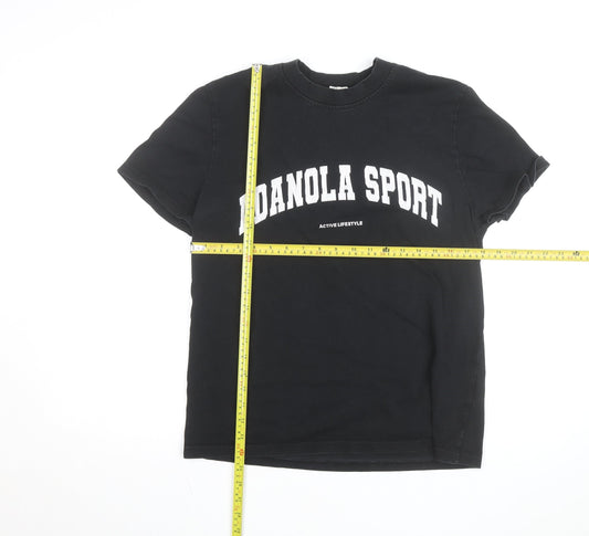 Adanola Women’s Black XS Organic Cotton Sport T-Shirt